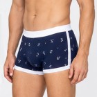 ⚓ Horgony mintás stretch férfi alsónadrág modern csípő fazonnal.